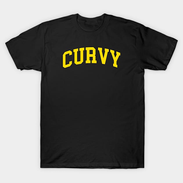 Curvy T-Shirt by monkeyflip